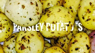 parsley potatoes with the touch of onions  recipe  please food off  2021 [upl. by Maridel]