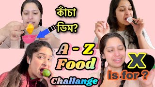 I Only Ate Food In Alphabetical Order For 24 Hours  Challenge W CoupleVloggerinGermany [upl. by Sinnelg]