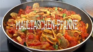 Quick and Easy Recipe MaultaschenPfanne [upl. by Namron]