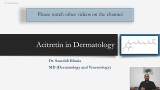 Acitretin in Dermatology  Agent Mechanism of Action Uses Sideeffects [upl. by Dalli3]