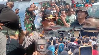 Ratusan Warga Desa Selamat BiruBiru Geruduk Batalyon Armed Kilap Sumagan [upl. by Rentsch]