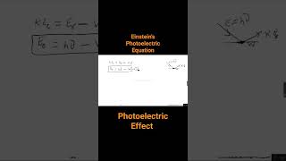 Einsteins Photoelectric Equation photoelectric photoelectriceffect photoelectriceffect physics [upl. by Barbarese]