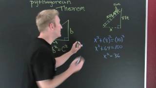 Pythagorean Theorem Application [upl. by Doty]