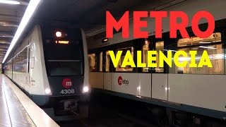 MetroValencia  ciudad de Valencia España [upl. by Olemrac832]