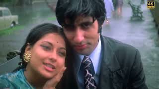 Amitabh Bachchan Moushmi Chatterjee  Rim Jhim Gire Sawan Female  Manzil 1979 FHD 1080p 4K [upl. by Pauline220]