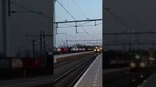 SBB 193 Xload als separate Lokomotive mit Makro entlang der Lage Zwaluwe railroad railfan rail [upl. by Cline]