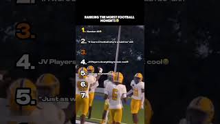 Which moment was the WORST🤮 youtubeshorts americanfootball footballshorts football [upl. by Singband127]