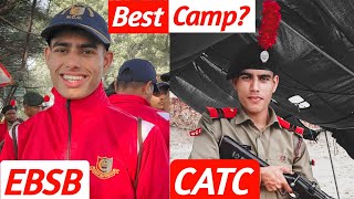 EBSB Or CATC Camp me se Best Camp konsa hai 🤔 10MPBattalionNCCUjjain [upl. by Airbmac]