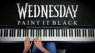 Wednesday Plays the Cello x Paint It Black  The Rolling Stones EPIC piano cover [upl. by Benedicta]