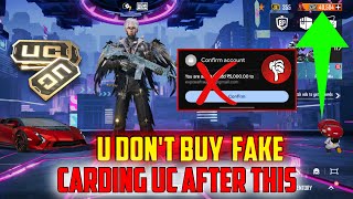 😱2024 Free Carding Uc Kaise Purchase Karen  Uc Carding Bgmi Full Method 🔥 [upl. by Heffron]