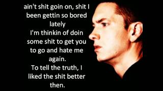 Fubba U Cubba Kubba  Eminem  Lyrics [upl. by Hannon]