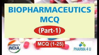 Biopharmaceutics MCQs GPAT  NIPER [upl. by Mellie]