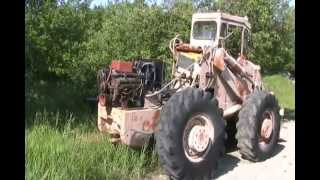 1021 How i put a chev 305 V8 motor in my loader Davidsfarm [upl. by Eugine]