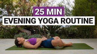 25 Min Evening Yoga Flow  Daily Routine To Relax amp Unwind [upl. by Dnomayd61]