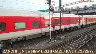 128778 NDLS GARIB RATH EXPRESS OVERTAKE MEMU PASSEGER trending travel traintraveler garibrath [upl. by Acira]