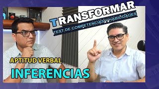 🔴 INFERENCIAS  Transformar 2022  Razonamiento Verbal [upl. by Doggett961]