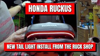 Honda Ruckus  Installing the New LED Taillight from The Ruck Shop [upl. by Htebizile]