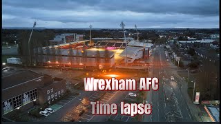 Wrexham AFC Drone Time Lapse [upl. by Coriss]