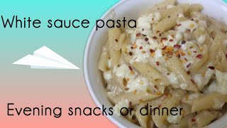 5 minutes white sauce pasta kids dinner evening snacks [upl. by Llirpa]