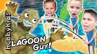 Lagoon Fishing For Surprise Toys with HobbyKidsTV [upl. by Nyrraf]