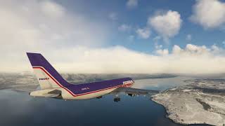 Akureyri Airport Landing Iceland [upl. by Roon290]