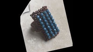 IŞILTILI YÜZÜK YAPIMI  KRİSTAL YÜZÜK YAPIMI  ELEGANT RING  SO CHIC RING  Mücevher görünümlü [upl. by Luapsemaj578]