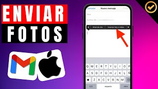 Como ENVIAR FOTOS desde GMAIL con IPHONE  Tutorial Paso a Paso [upl. by Edda]