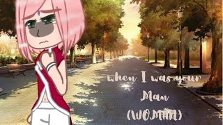 When I was your Man Woman  BRUNO MARS NARUSAKU AU BorutoBELLY [upl. by Shirleen758]