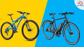 EBike vs Regular Bike  Are EBikes Worth It [upl. by Ahsuoj]