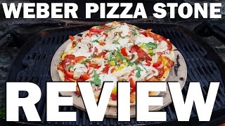 Weber Pizza Stone review Using Weber Q220 [upl. by Etak106]