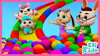 Ball Pit Fun  Eli Kids Songs amp Nursery Rhymes [upl. by Rehpinej323]