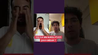 Yks ilk bin bursu şaka mı  yks [upl. by Nibur]