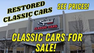 RESTORED CLASSIC CARS FOR SALE PRICES AT STREETSIDE CLASSICS [upl. by Anola]