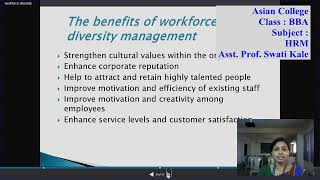 WorkForce Diversity [upl. by Charyl]