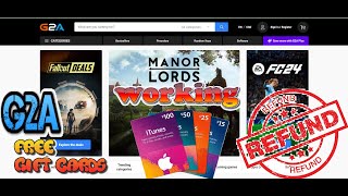 G2A Refund Method Get Free Games amp Giftcards OCTOBER 2024 Working [upl. by Nywroc]