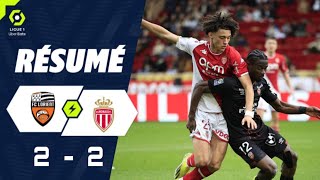 FC LORIENT  AS MONACO 22 RÉSUMÉ  FCL  ASM  LORIENTMONACO  LIGUE 1 UBER EATS 2024 [upl. by Adest]