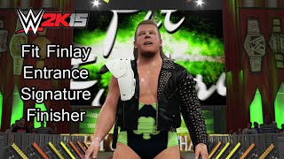 WWE 2K15 DLC PS4 Fit Finlay Signature  Finisher WCW Pack [upl. by Tolley]