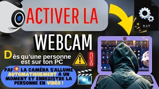 Activation Automatique de TA WEBCAM  sur une personne qui SQUATTE TON PC  VIDÉO de LESPION😈 [upl. by Nellie]