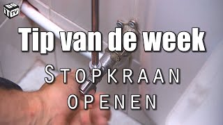 Hoe open je een stopkraan [upl. by Laverne]