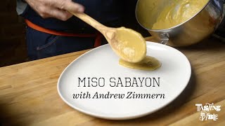 Miso Sabayon with Andrew Zimmern  Cooking  Tasting Table [upl. by Wilek74]