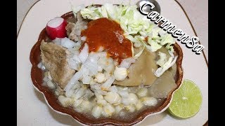 Pozole Blanco Para negocio Estilo Michoacan [upl. by Nelg]