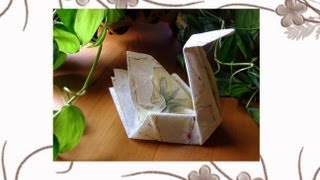 Origami ♥ Swan ♥  Napkin [upl. by Assiroc]