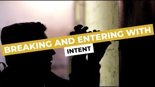 Breaking and Entering with Intent  Sydney Criminal Lawyers® [upl. by Niffirg]