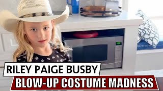 Riley Paige Busby’s Hilarious BlowUp Costume Steals the Spotlight  OutDaughtered [upl. by Adnana598]