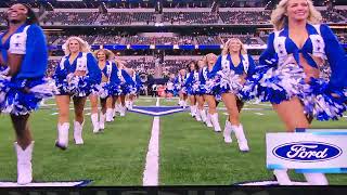 2023 Dallas Cowboys cheerleaders pregame dance vs Jacksonville jaguars 81223 screenview [upl. by Arvo]