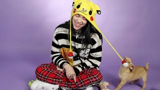 Billie Eilish Plays With Puppies While Answering Fan Questions [upl. by Grieve]