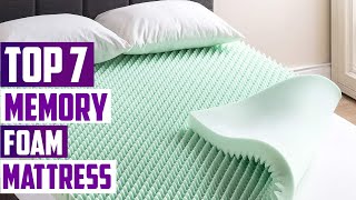 7 MustHave Memory Foam Mattress Toppers for Better Sleep [upl. by Enilecram214]