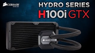 Corsair Hydro Series H100i GTX Liquid CPU Cooler Installation HowTo Guide [upl. by Dorej]