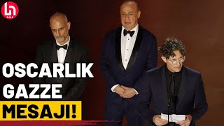 Oscar ödül törenine Gazze çağrısı damga vurdu [upl. by Belayneh962]