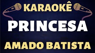 Karaokê  Amado Batista  Princesa [upl. by Adidnac]